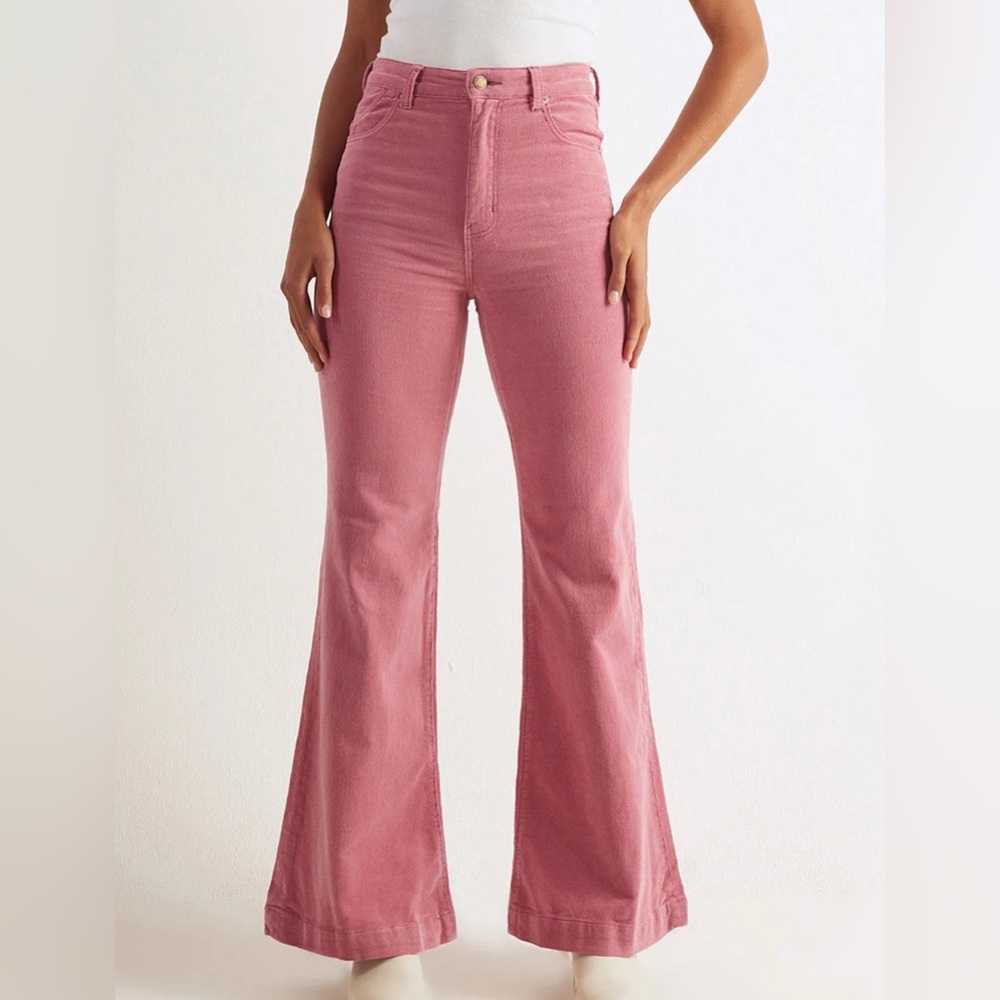 Rollas Eastcoast Flare in Lilac Cord (but they are pink!)